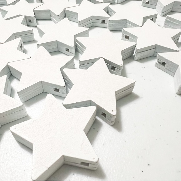 Christmas Farmhouse Star Ornaments | 24 Pieces - Picture 5 of 8